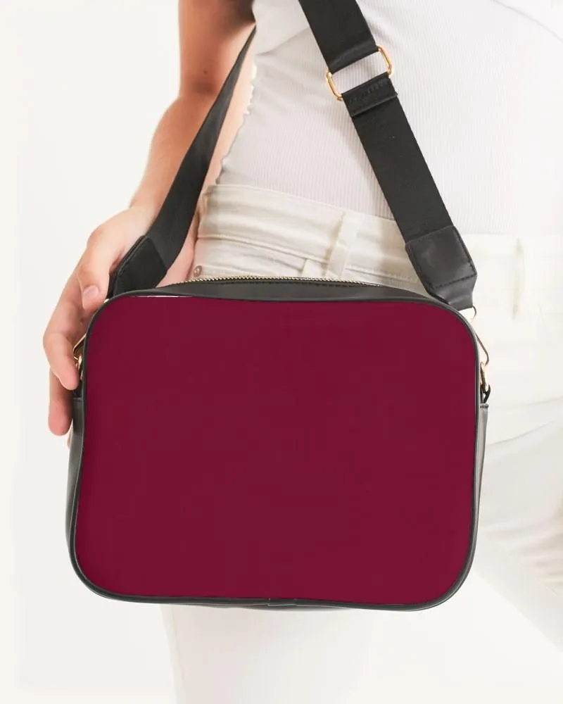 Medium Dark Pink Crossbody Bag | Medium Dark Pure Pink | C0M100Y50K60