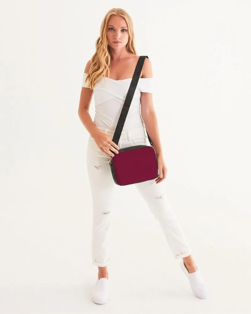 Medium Dark Pink Crossbody Bag | Medium Dark Pure Pink | C0M100Y50K60